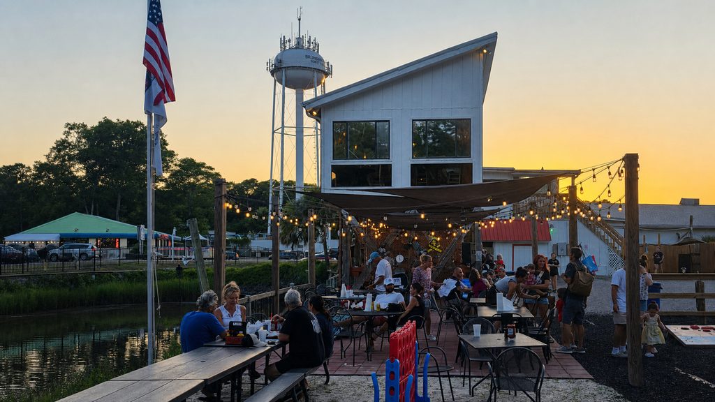 Sunset over the Intracoastal Waterway at Rustic Reel